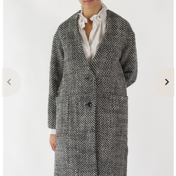 NICO, NICHOLSON & NICHOLSON tweed coat - Picture 3 of 4